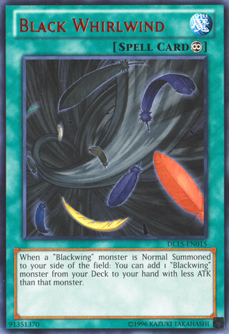 Black Whirlwind (Red) [DL15-EN015] Rare Yu-Gi-Oh!
