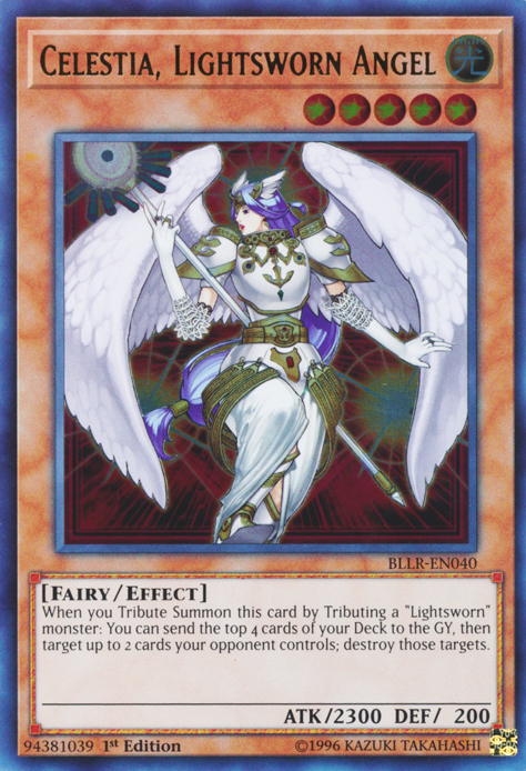 Celestia, Lightsworn Angel [BLLR-EN040] Ultra Rare Yu-Gi-Oh!