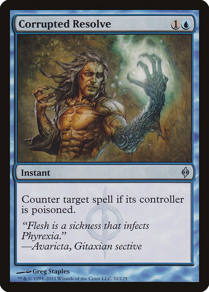 Corrupted Resolve [New Phyrexia] Magic: The Gathering
