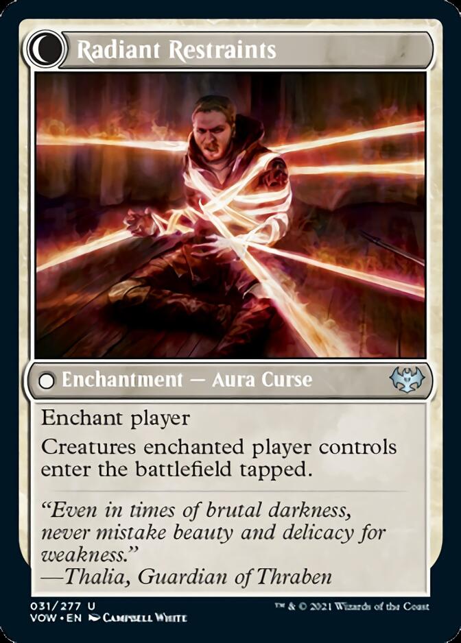 Radiant Grace // Radiant Restraints [Innistrad: Crimson Vow] Magic: The Gathering