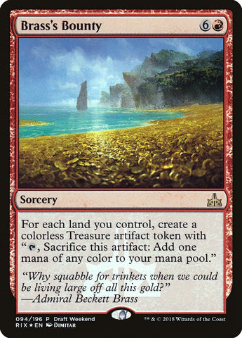 Brass's Bounty (Draft Weekend) [Rivals of Ixalan Promos] Magic: The Gathering