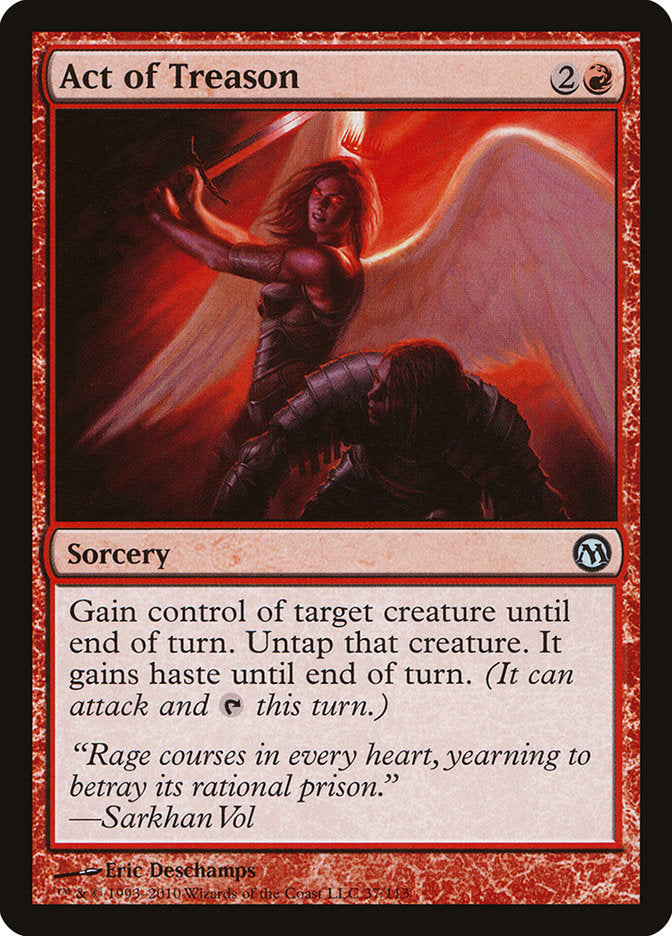 Act of Treason [Duels of the Planeswalkers] Magic: The Gathering