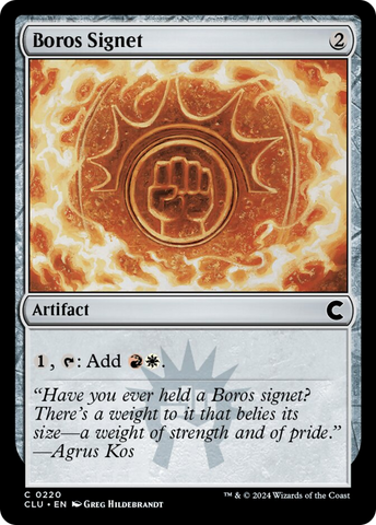 Boros Signet [Ravnica: Clue Edition] Magic: The Gathering