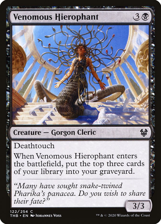 Venomous Hierophant [Theros Beyond Death] Magic: The Gathering