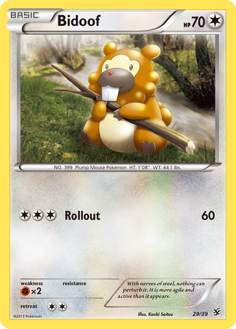 Bidoof (29/39) [XY: Kalos Starter Set] Pokémon