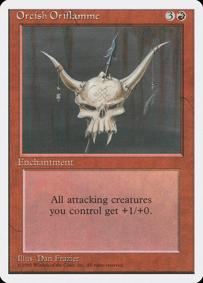 Orcish Oriflamme [Fourth Edition] Magic: The Gathering