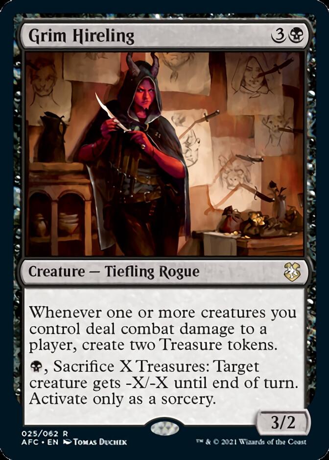 Grim Hireling [Dungeons & Dragons: Adventures in the Forgotten Realms Commander] Magic: The Gathering