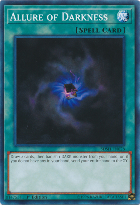 Allure of Darkness [SDSH-EN028] Common Yu-Gi-Oh!