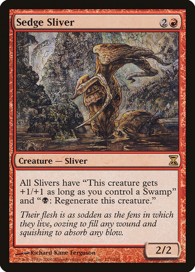 Sedge Sliver [Time Spiral] Magic: The Gathering