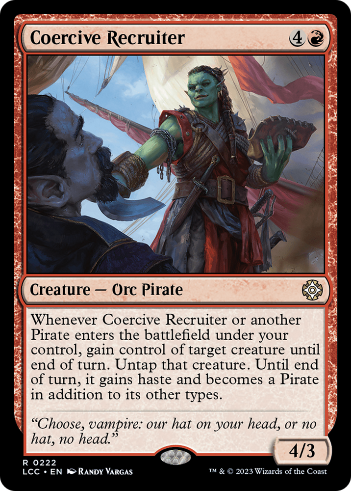 Coercive Recruiter [The Lost Caverns of Ixalan Commander] Magic: The Gathering
