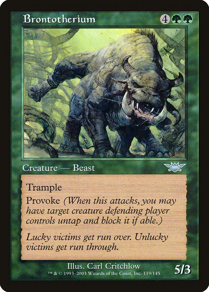 Brontotherium [Legions] Magic: The Gathering