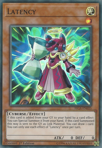 Latency [FIGA-EN035] Super Rare Yu-Gi-Oh!