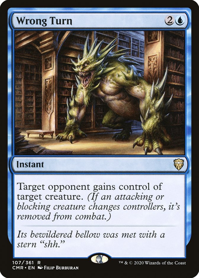 Wrong Turn [Commander Legends] Magic: The Gathering