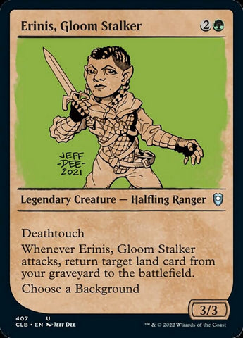 Erinis, Gloom Stalker (Showcase) [Commander Legends: Battle for Baldur's Gate] Magic: The Gathering