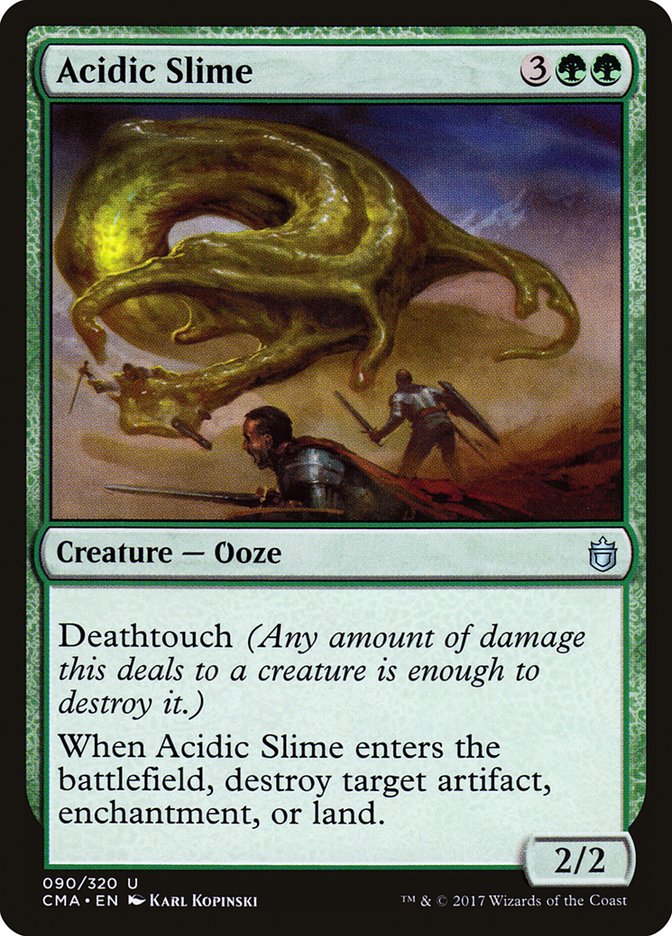 Acidic Slime [Commander Anthology] Magic: The Gathering