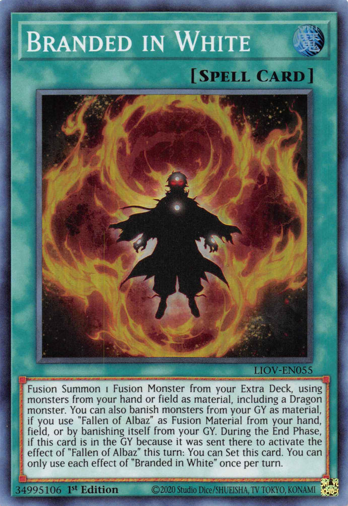 Branded in White [LIOV-EN055] Super Rare Yu-Gi-Oh!