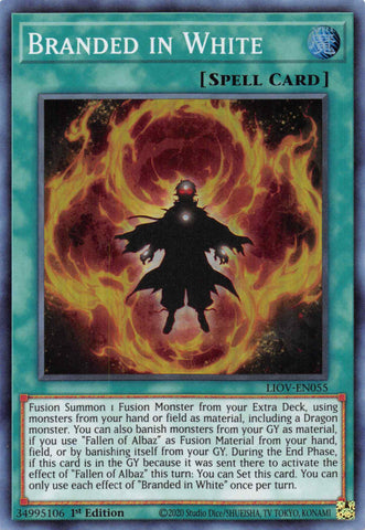 Branded in White [LIOV-EN055] Super Rare Yu-Gi-Oh!