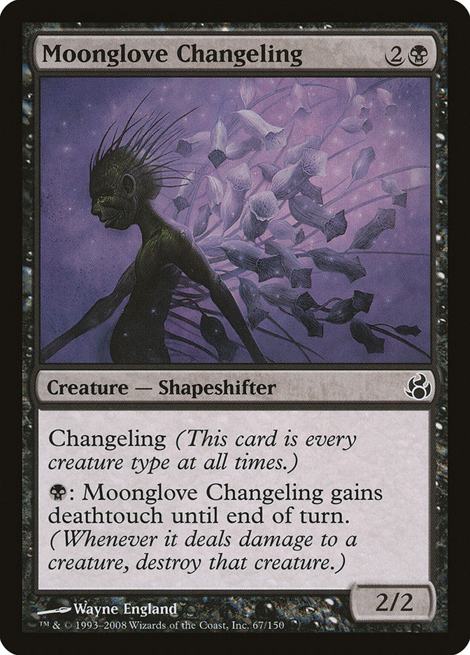 Moonglove Changeling [Morningtide] Magic: The Gathering