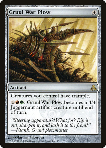 Gruul War Plow [Guildpact] Magic: The Gathering
