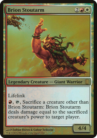 Brion Stoutarm (Oversized) [Commander's Arsenal Oversized] Magic: The Gathering