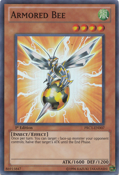Armored Bee [PRC1-EN007] Super Rare Yu-Gi-Oh!