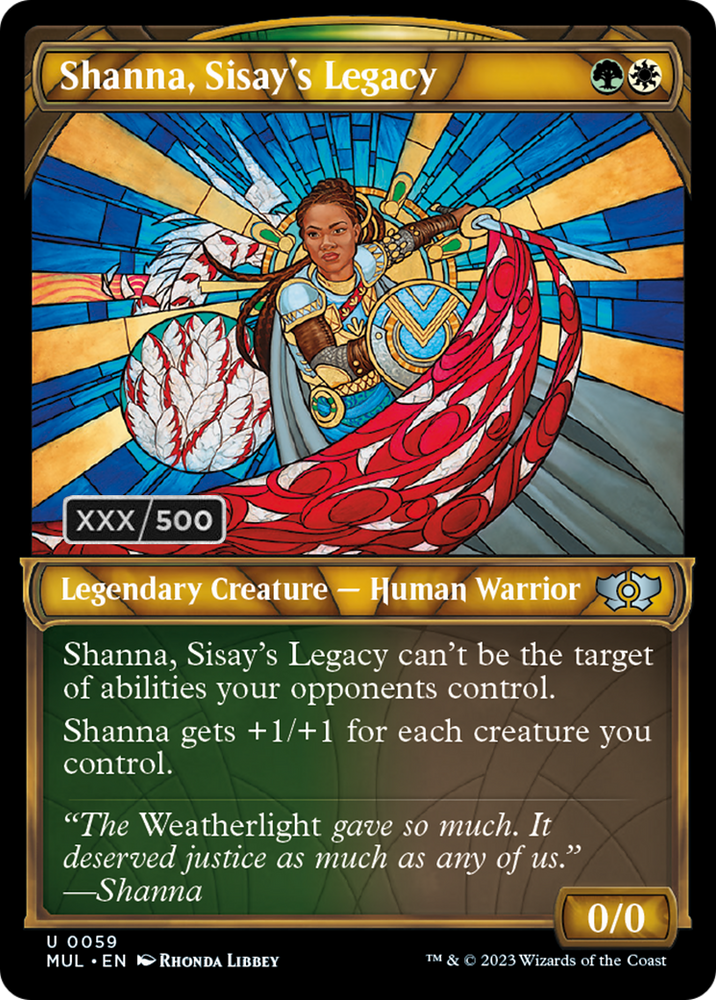 Shanna, Sisay's Legacy (Serialized) [Multiverse Legends] Magic: The Gathering