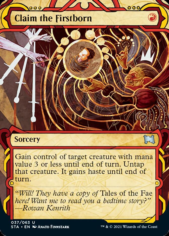 Claim the Firstborn [Strixhaven: School of Mages Mystical Archive] Magic: The Gathering