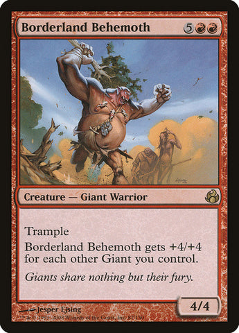 Borderland Behemoth [Morningtide] Magic: The Gathering