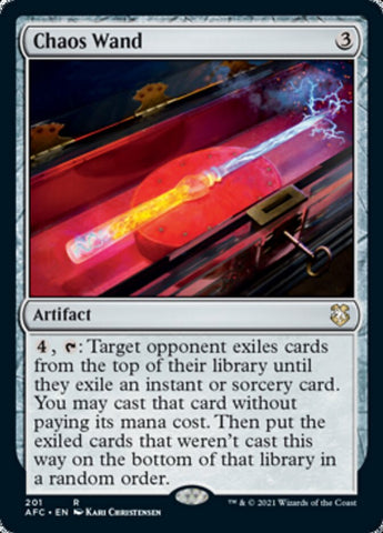 Chaos Wand [Dungeons & Dragons: Adventures in the Forgotten Realms Commander] Magic: The Gathering