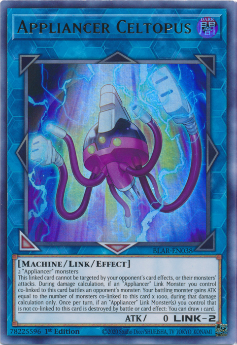 Appliancer Celtopus [BLAR-EN038] Ultra Rare Yu-Gi-Oh!