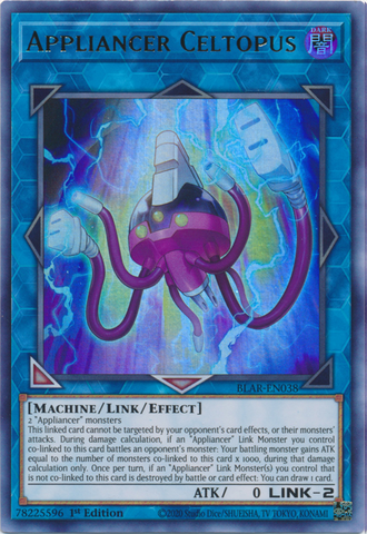 Appliancer Celtopus [BLAR-EN038] Ultra Rare Yu-Gi-Oh!