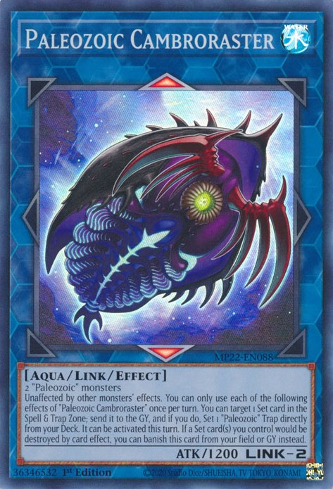 Paleozoic Cambroraster [MP22-EN088] Super Rare Yu-Gi-Oh!