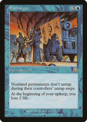 Embargo [Mercadian Masques] Magic: The Gathering