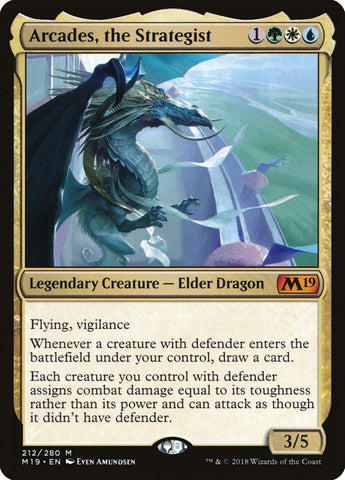 Arcades, the Strategist [Core Set 2019] Magic: The Gathering