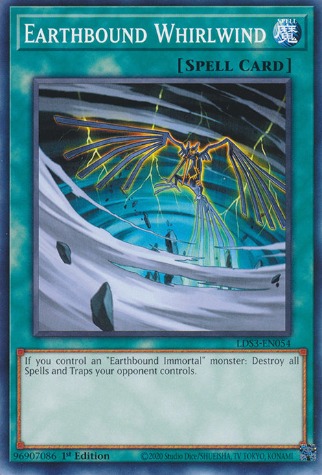 Earthbound Whirlwind [LDS3-EN054] Common Yu-Gi-Oh!