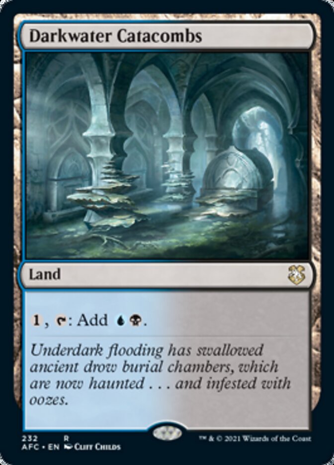 Darkwater Catacombs [Dungeons & Dragons: Adventures in the Forgotten Realms Commander] Magic: The Gathering