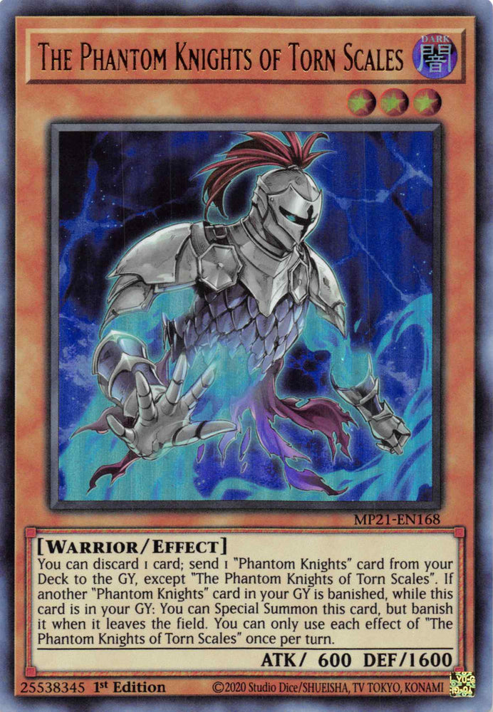 The Phantom Knights of Torn Scales [MP21-EN168] Ultra Rare Yu-Gi-Oh!