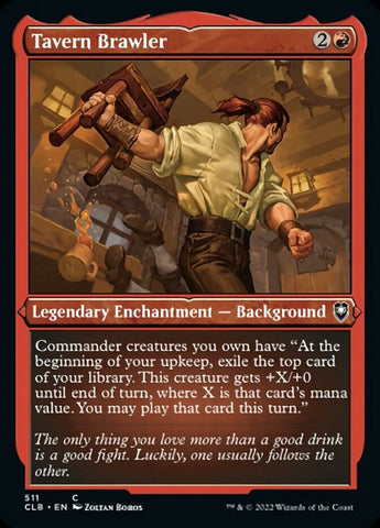 Tavern Brawler (Foil Etched) [Commander Legends: Battle for Baldur's Gate] Magic: The Gathering