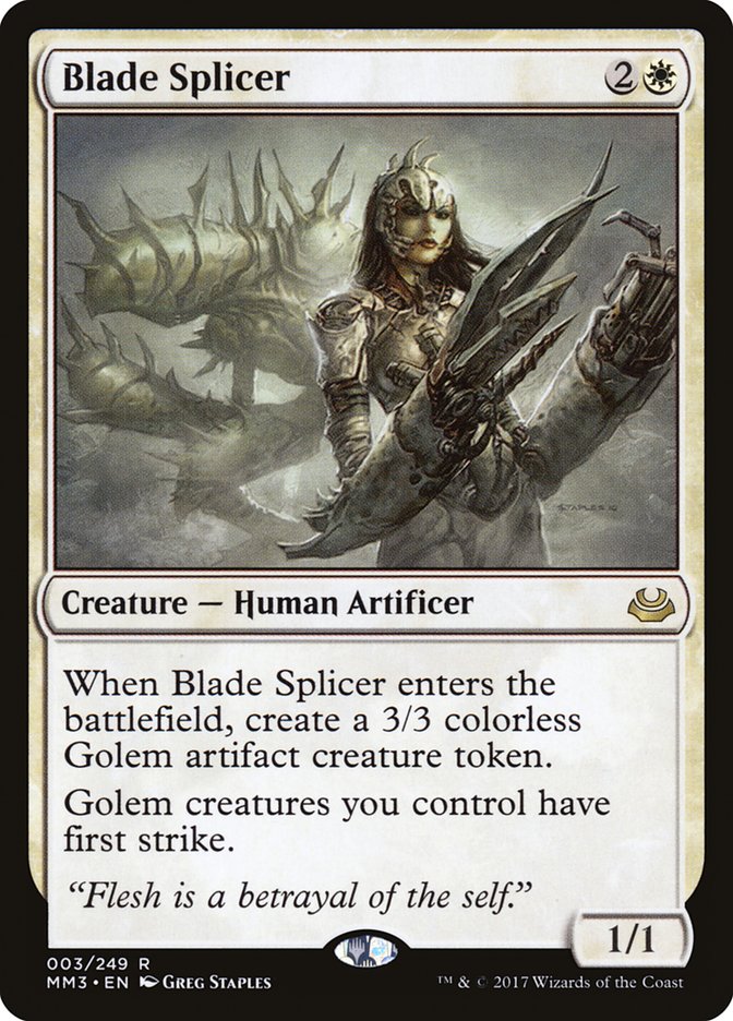 Blade Splicer [Modern Masters 2017] Magic: The Gathering