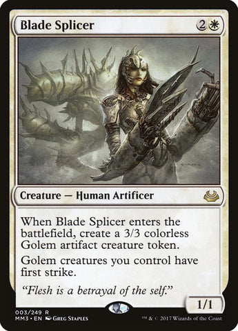 Blade Splicer [Modern Masters 2017] Magic: The Gathering