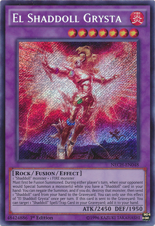 El Shaddoll Grysta [NECH-EN048] Secret Rare Yu-Gi-Oh!