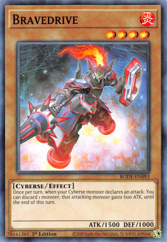 Bravedrive [BODE-EN093] Common Yu-Gi-Oh!