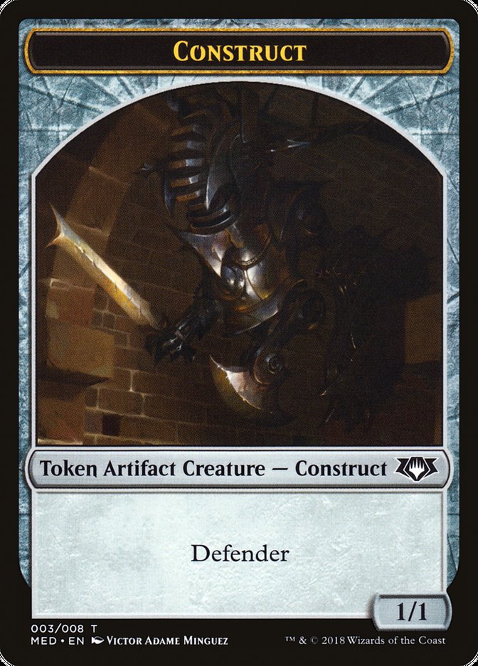 Construct Token (003/008) [Mythic Edition Tokens] Magic: The Gathering