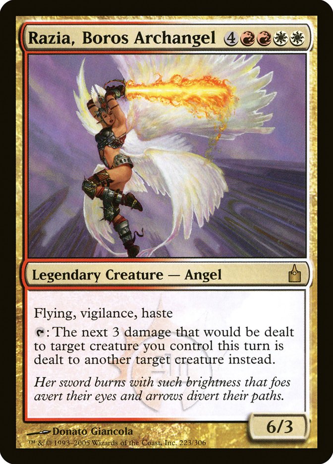 Razia, Boros Archangel [Ravnica: City of Guilds] Magic: The Gathering