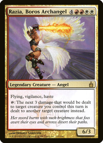 Razia, Boros Archangel [Ravnica: City of Guilds] Magic: The Gathering