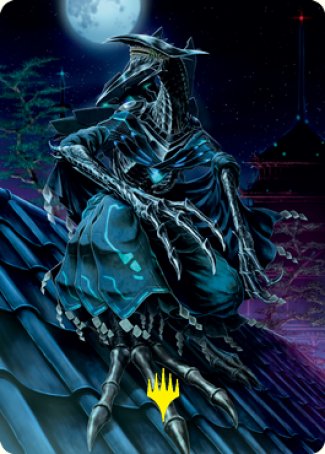 Jin-Gitaxias, Progress Tyrant Art Card (Gold-Stamped Signature) [Kamigawa: Neon Dynasty Art Series] Magic: The Gathering