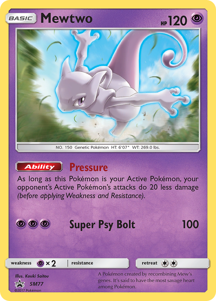 Mewtwo (SM77) [Sun & Moon: Black Star Promos] Pokémon