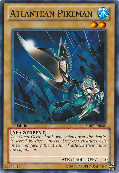 Atlantean Pikeman [SDRE-EN005] Common Yu-Gi-Oh!