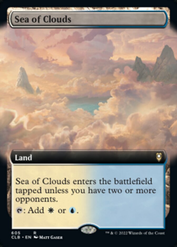 Sea of Clouds (Extended Art) [Commander Legends: Battle for Baldur's Gate] Magic: The Gathering