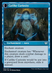 Mischievous Catgeist // Catlike Curiosity [Innistrad: Crimson Vow] Magic: The Gathering